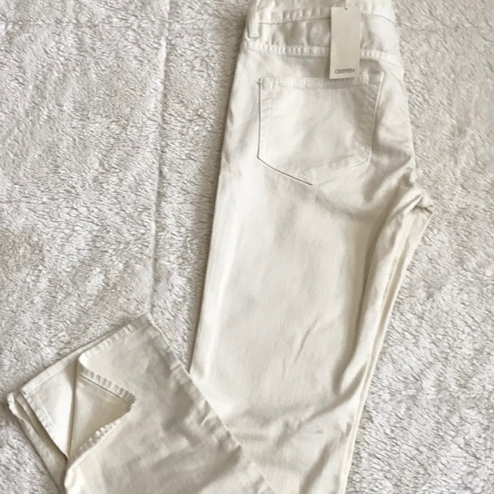 Crippen Designer Jeans Off-white